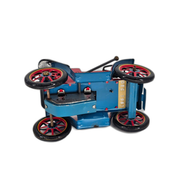 Vintage Lever Action Modern Toy Car Bright Red Made in Japan - Picture 7 of 13